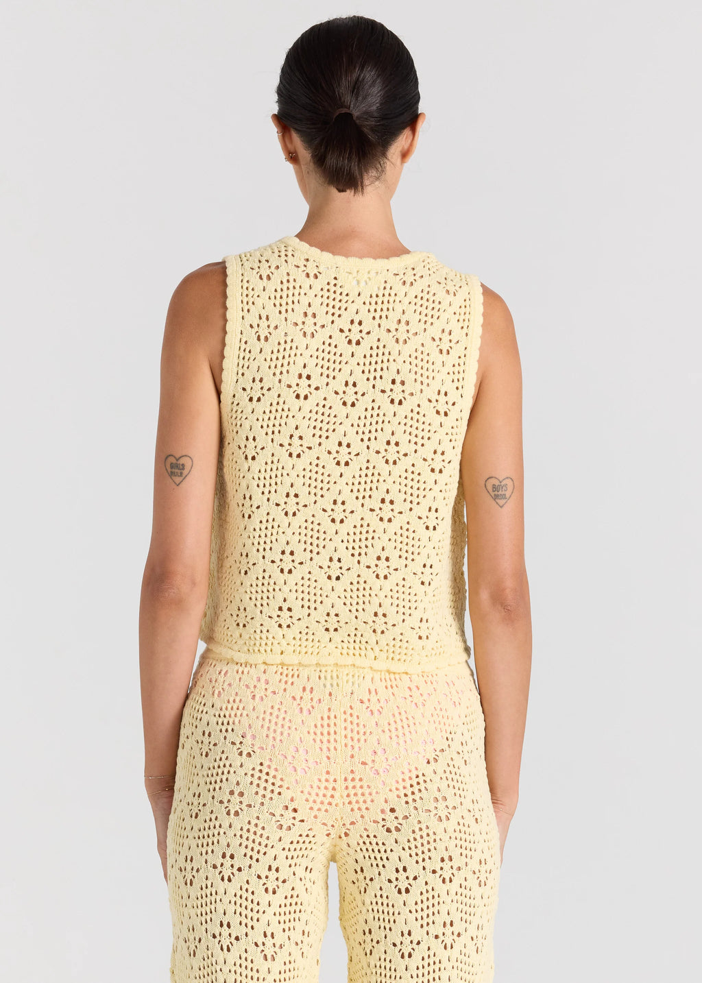Messina Knit Top Lemon