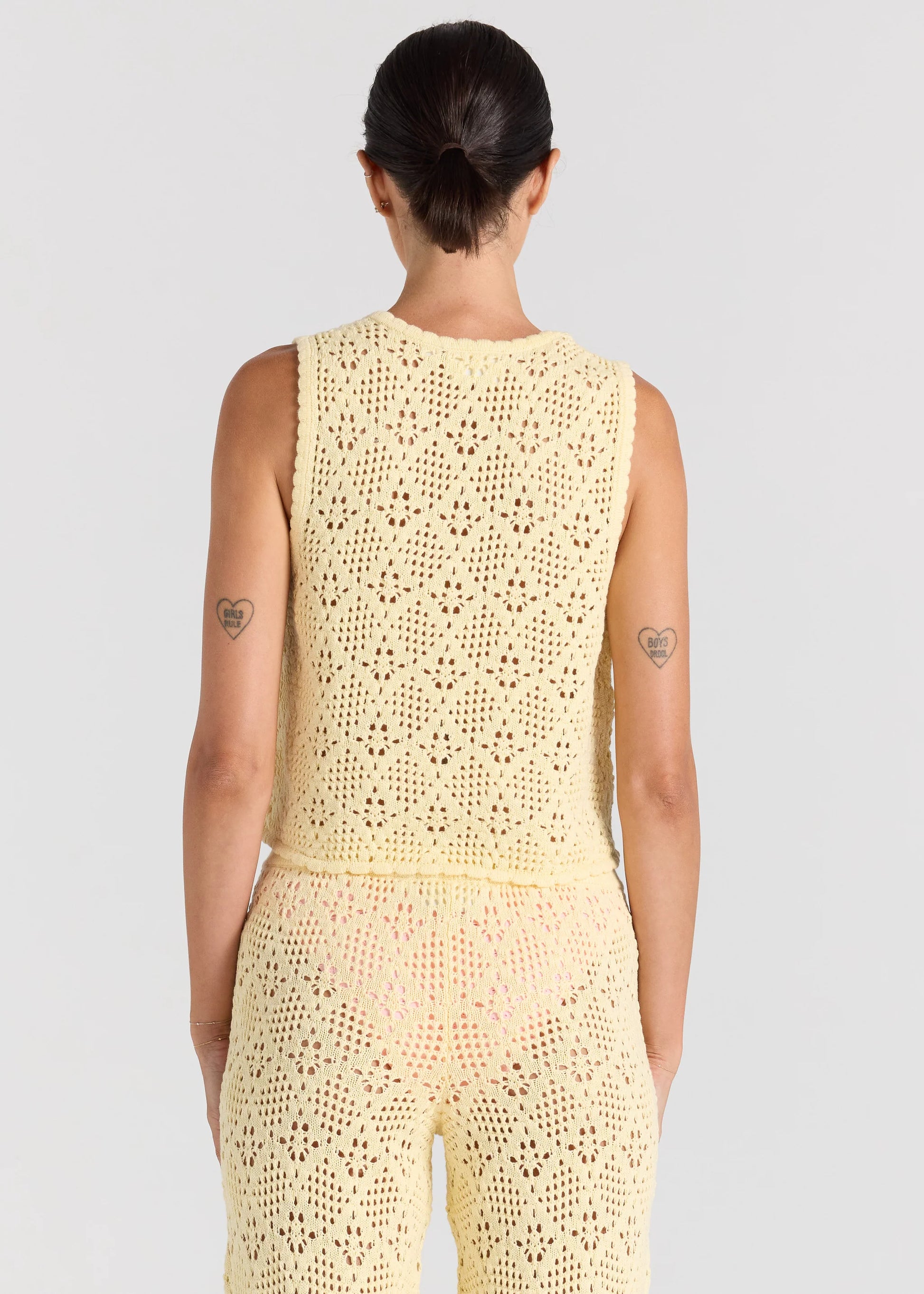 Messina Knit Top Lemon