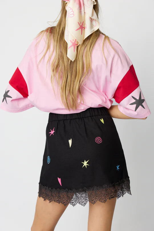 Lucky Midnight Mini Skirt