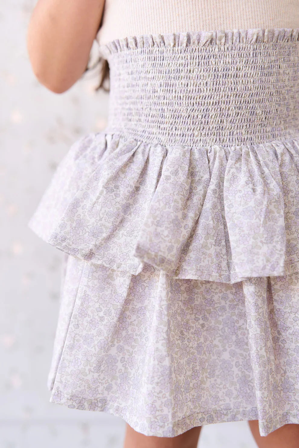 Organic Cotton Samantha Skirt - Chloe Lavender