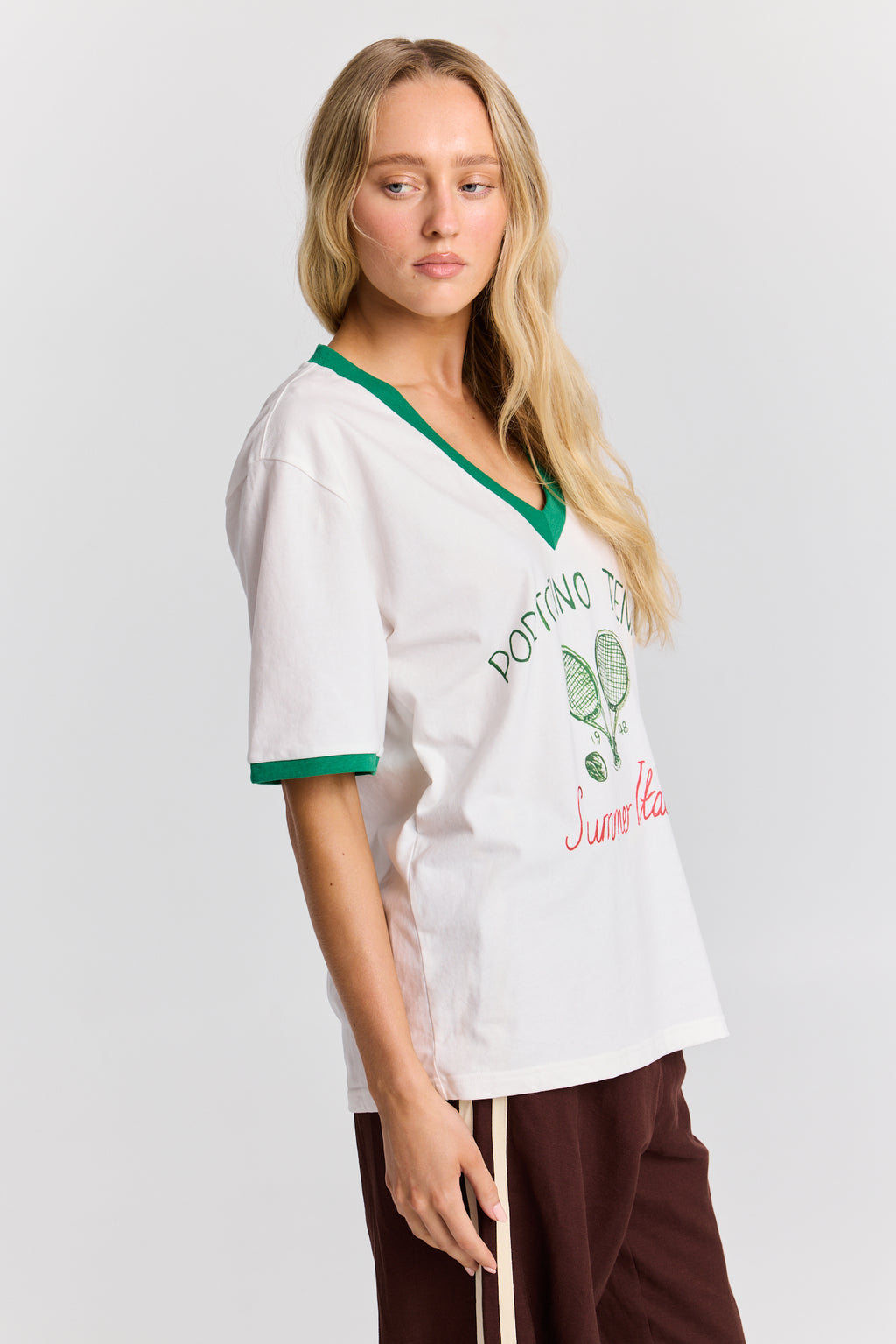 Portofino Tennis V-Neck Tee