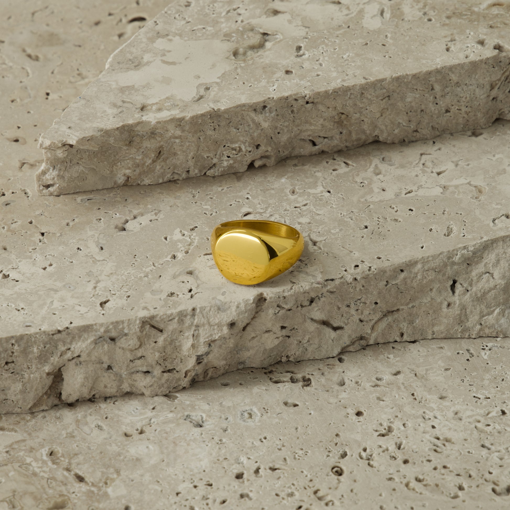 The Halo Signet Ring