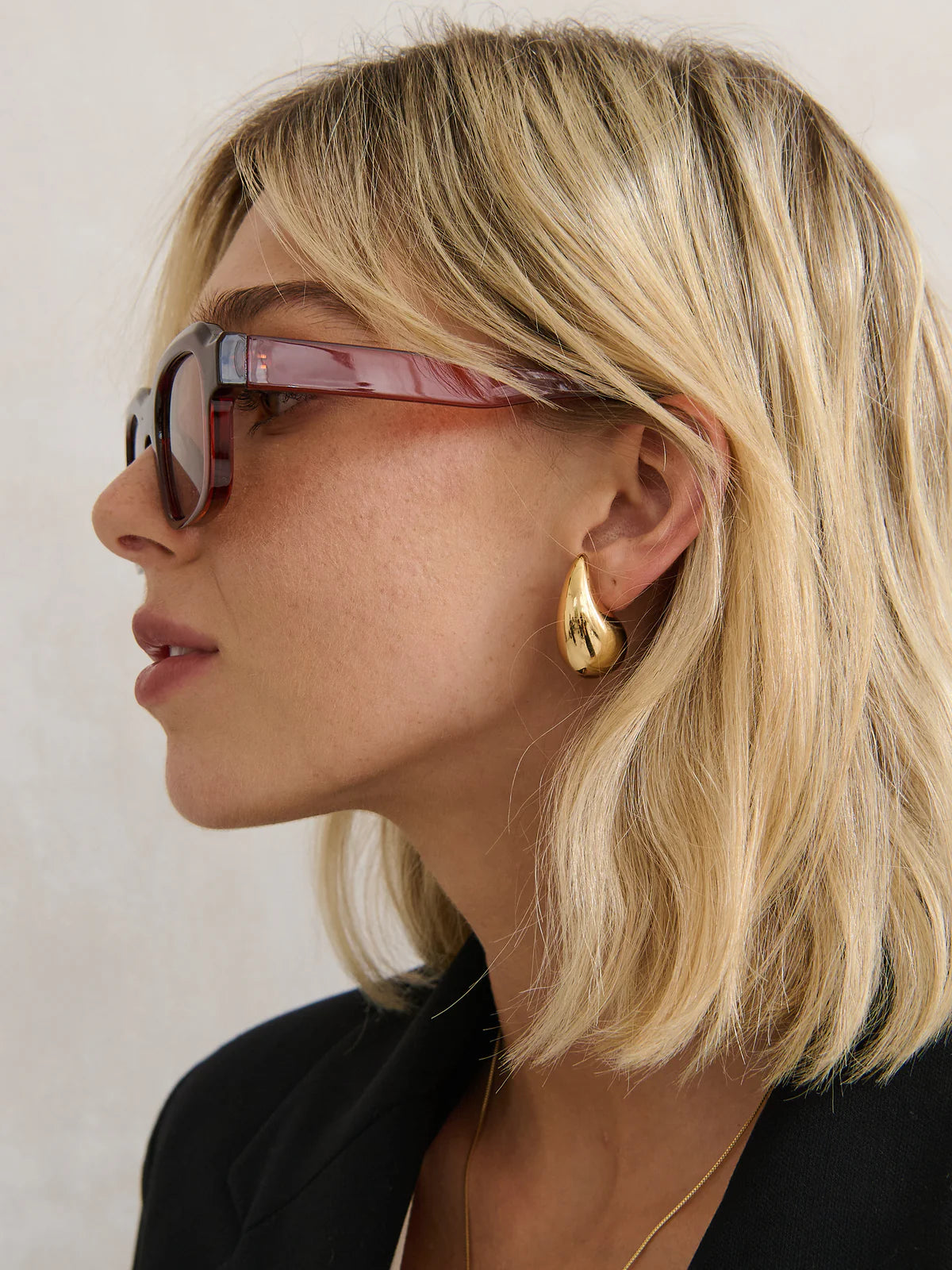 Rocco Chunky Frame Sunglasses – Brown