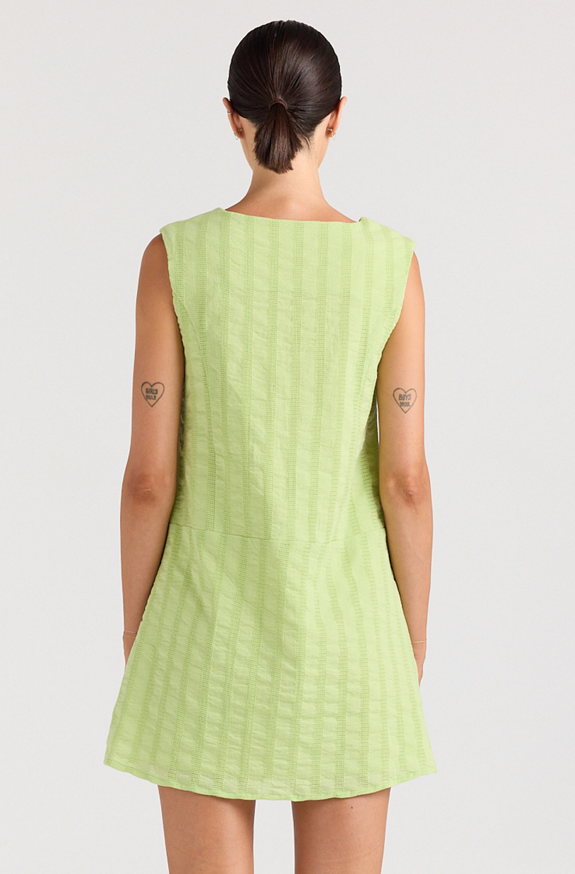 Summer V Button Up Dress