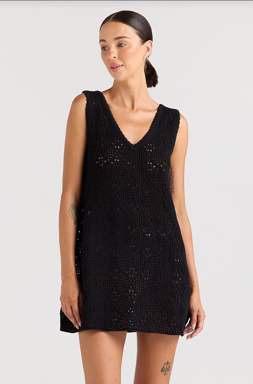 Messina Knit Dress - Black