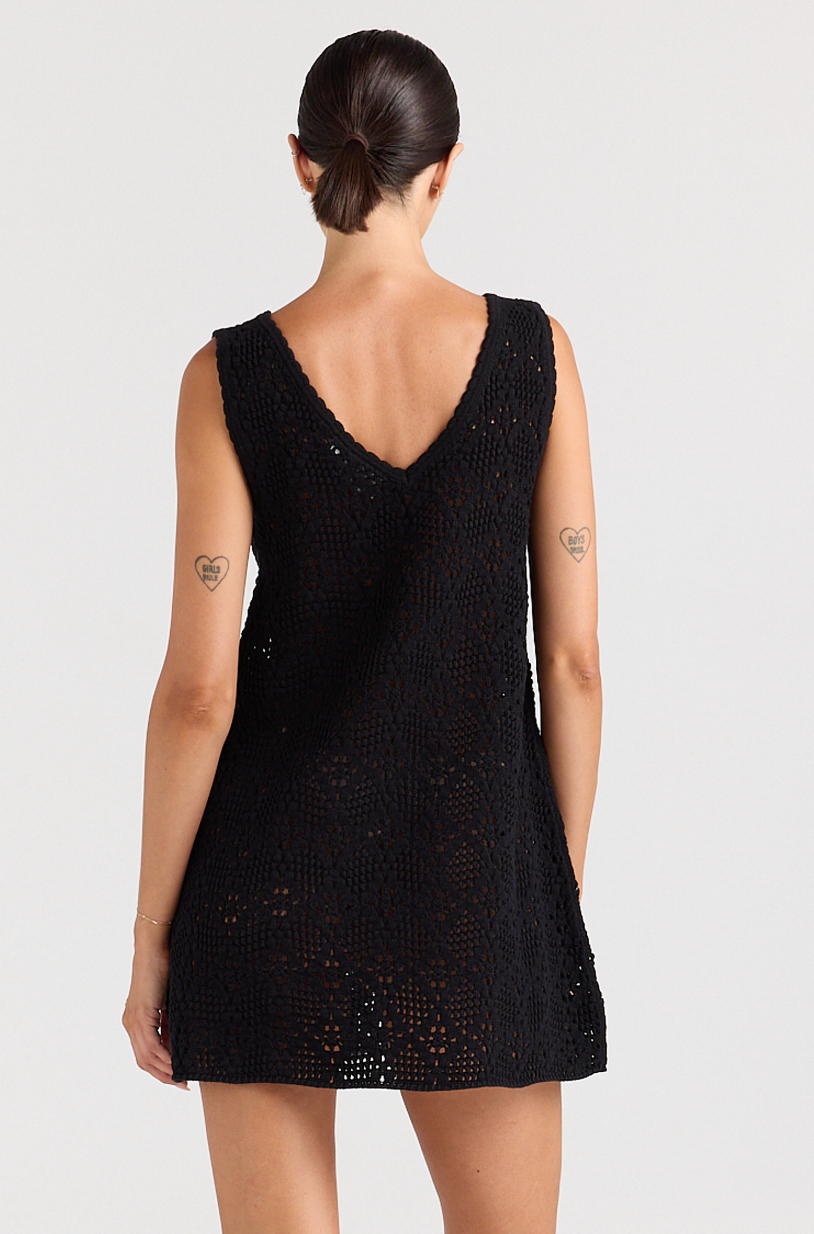 Messina Knit Dress - Black