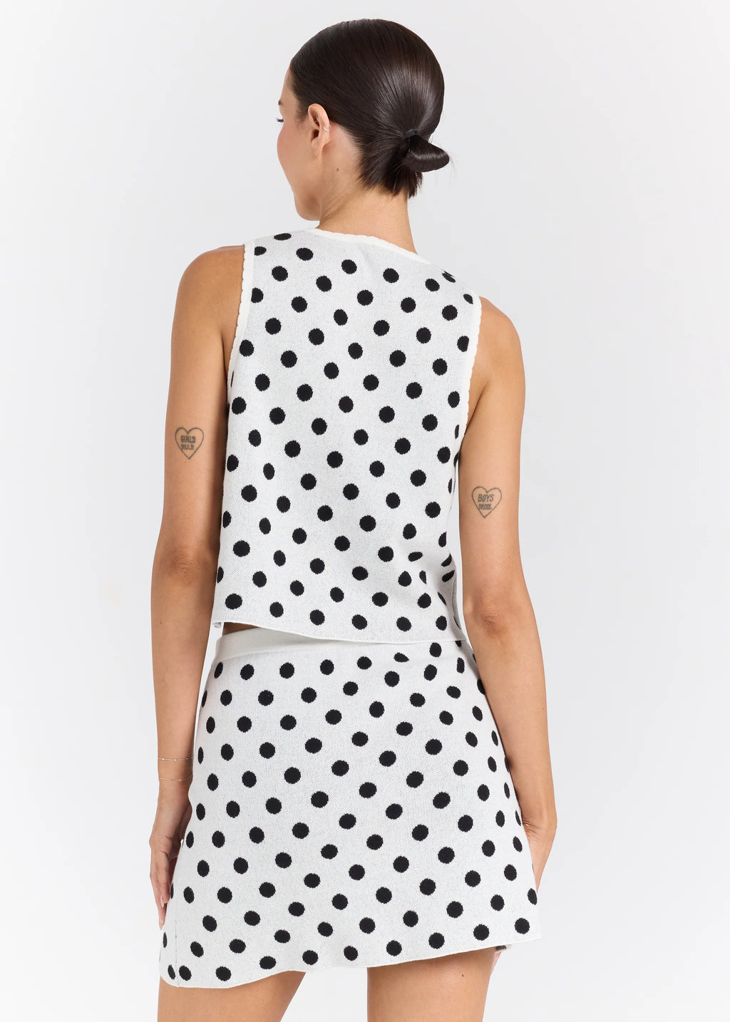 Seaside V Knit Top - Vanilla