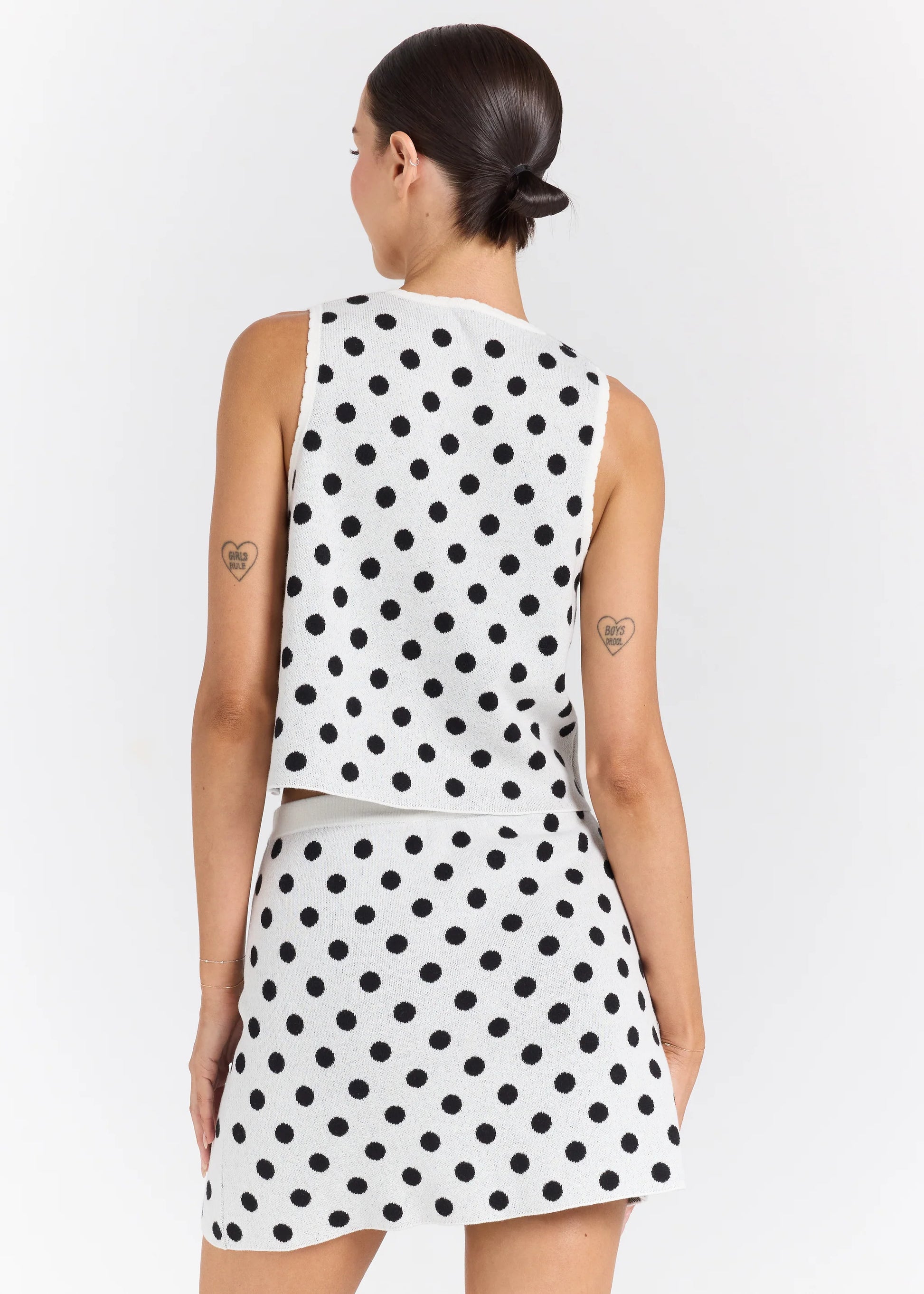 Seaside V Knit Top - Vanilla