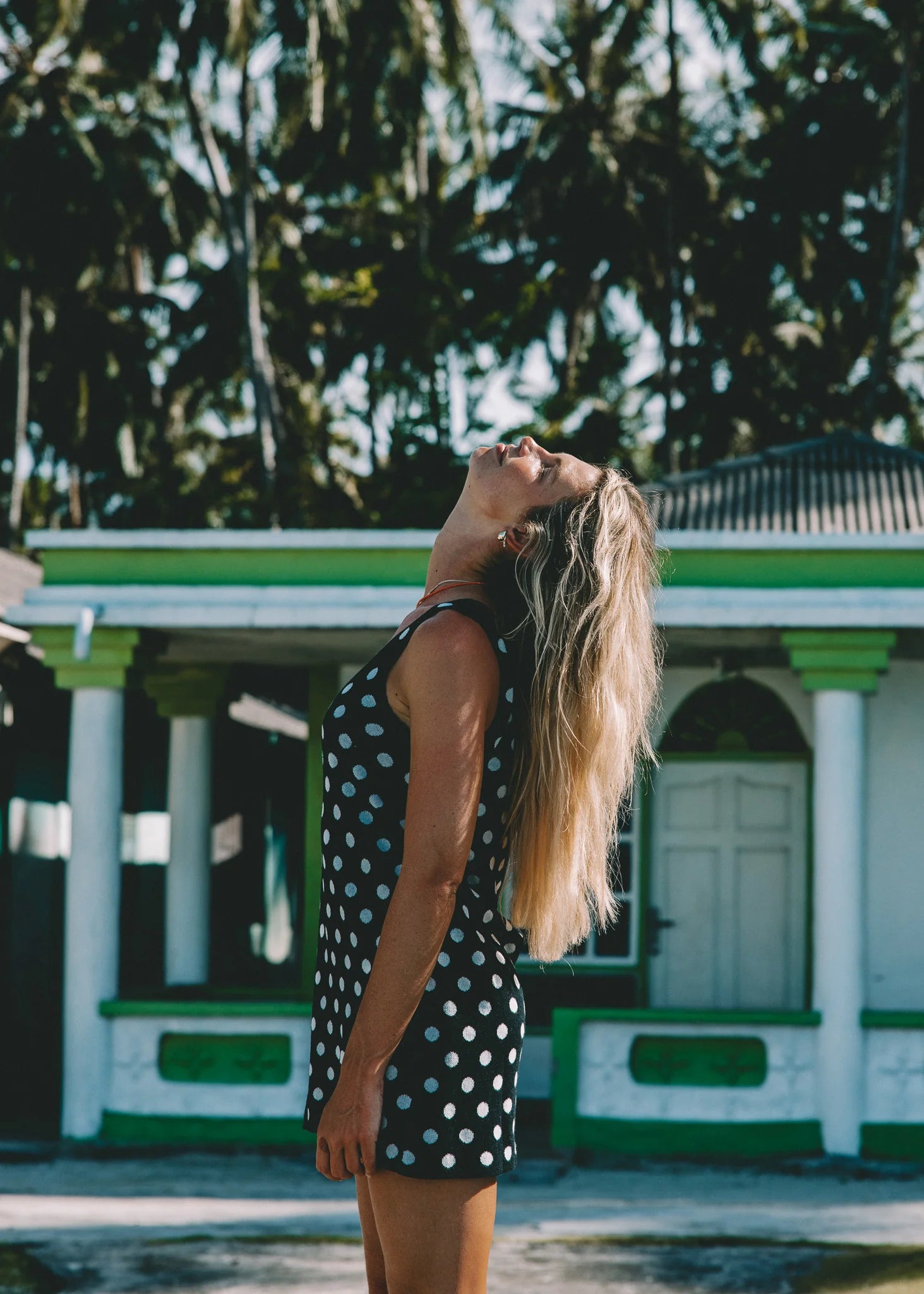 Seaside U Knit Dress - Black