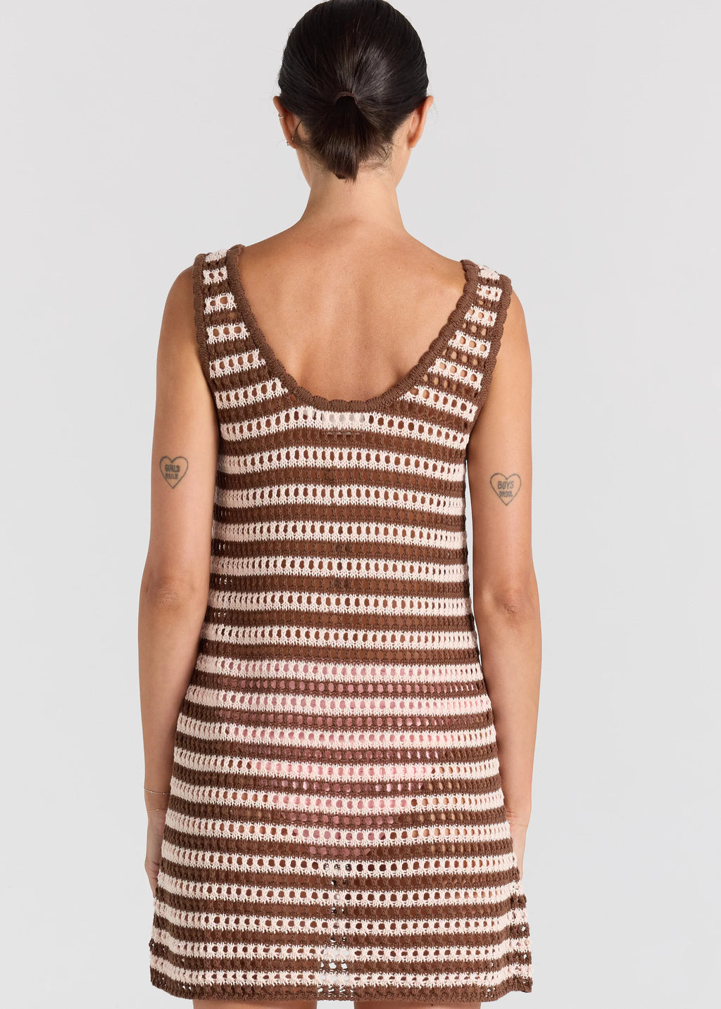 Sorrento U Crochet Knit Dress - Coco