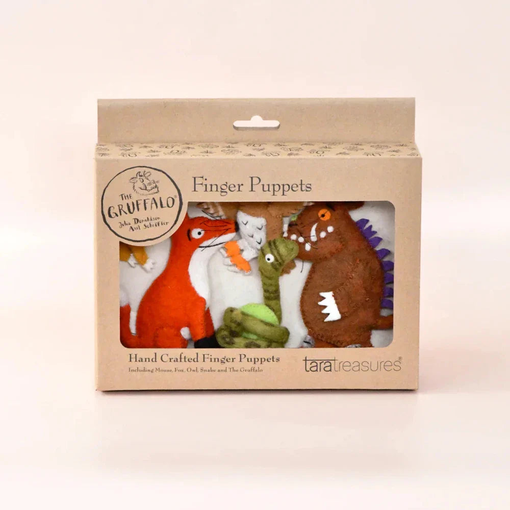 The Gruffalo by Julia Donaldson and Axel Scheffler Finger Puppets Set