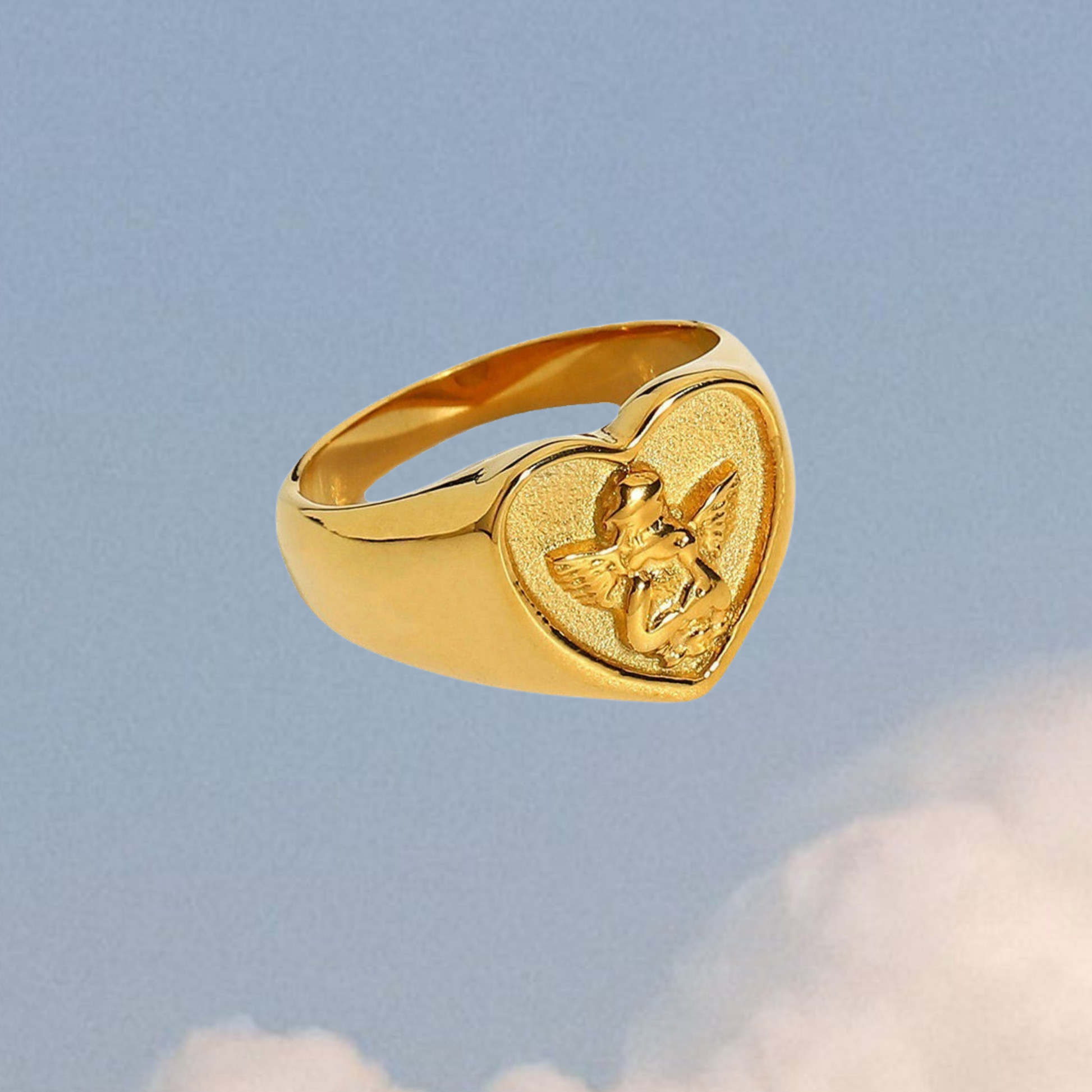 Cupid Ring 18k Gold Plated