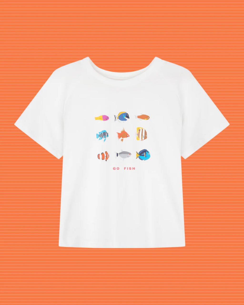 Go Fish Tee - White