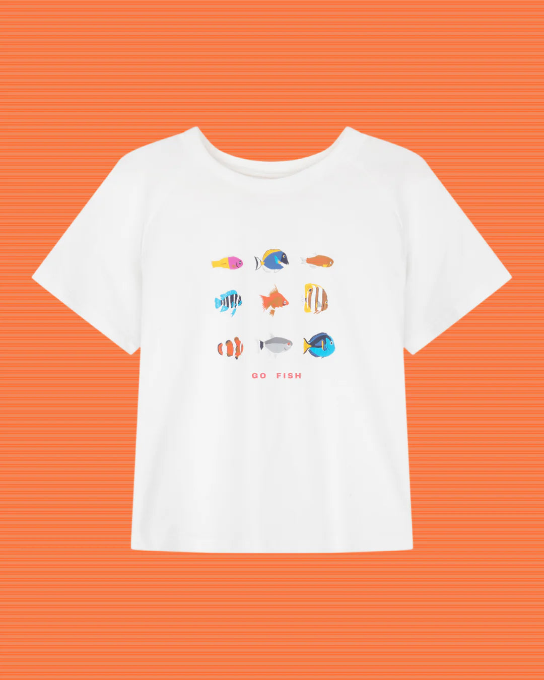 Go Fish Tee - White