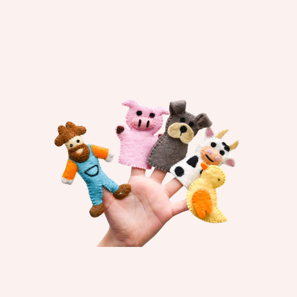 Old MacDonald Finger Puppet Set