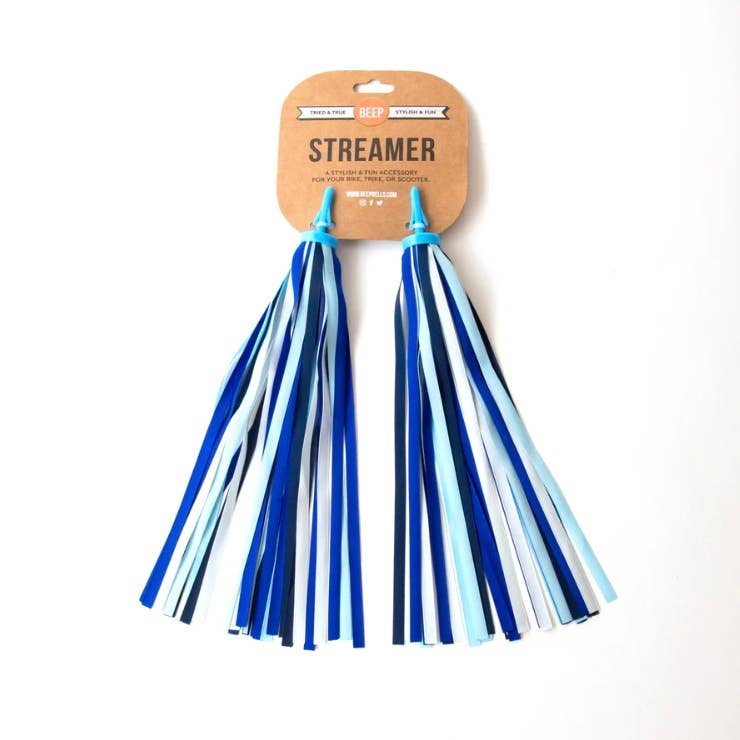 Ocean Blue Bike & Scooter Streamer