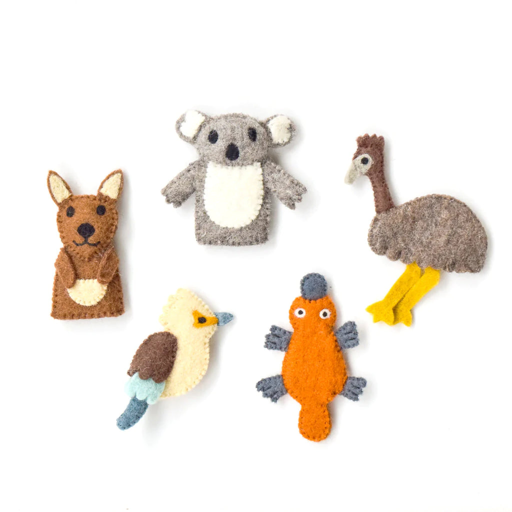 Australian Animals Finger Puppet Set