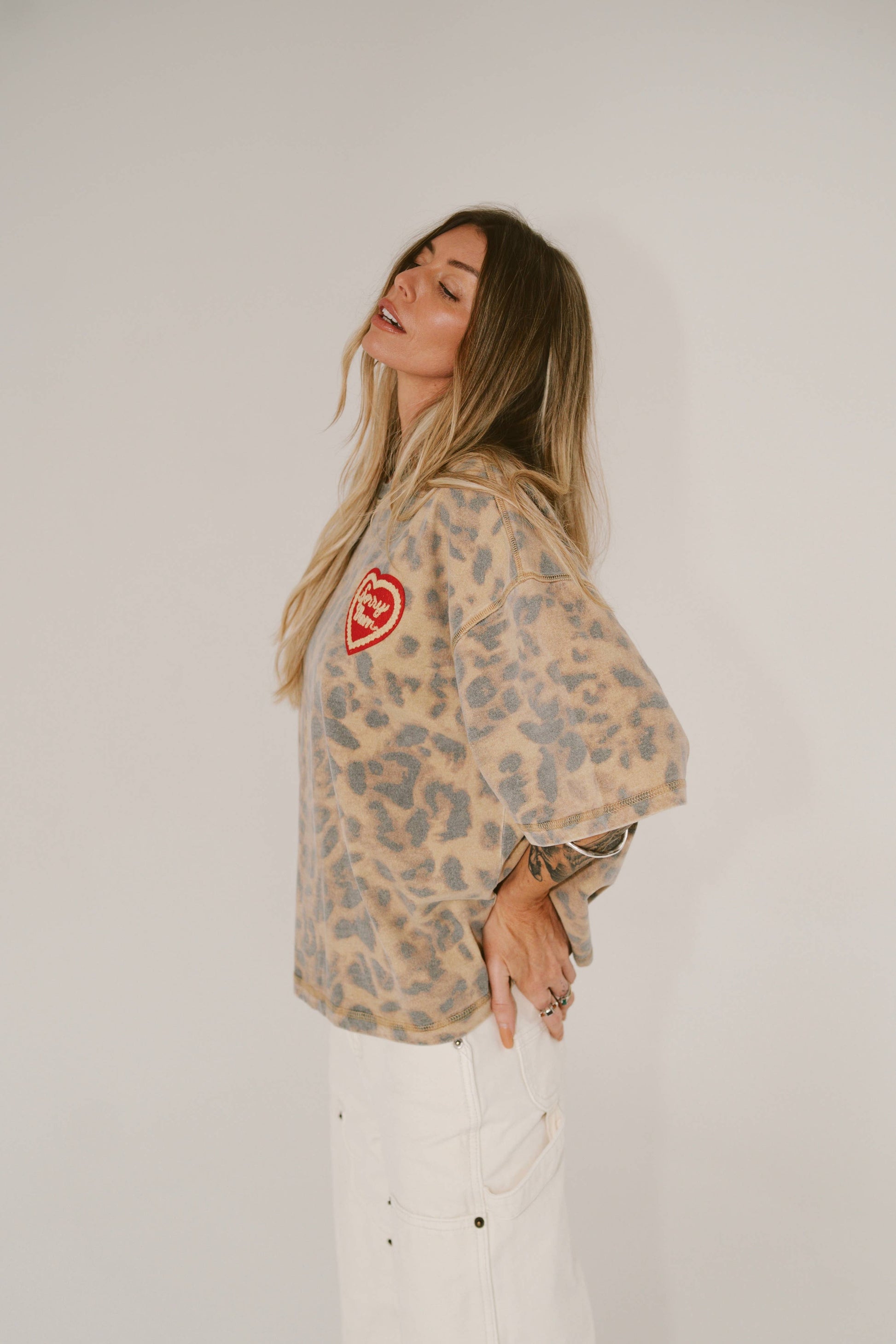 Happy Little Mother - Sorry Mom Tee - LEOPARD