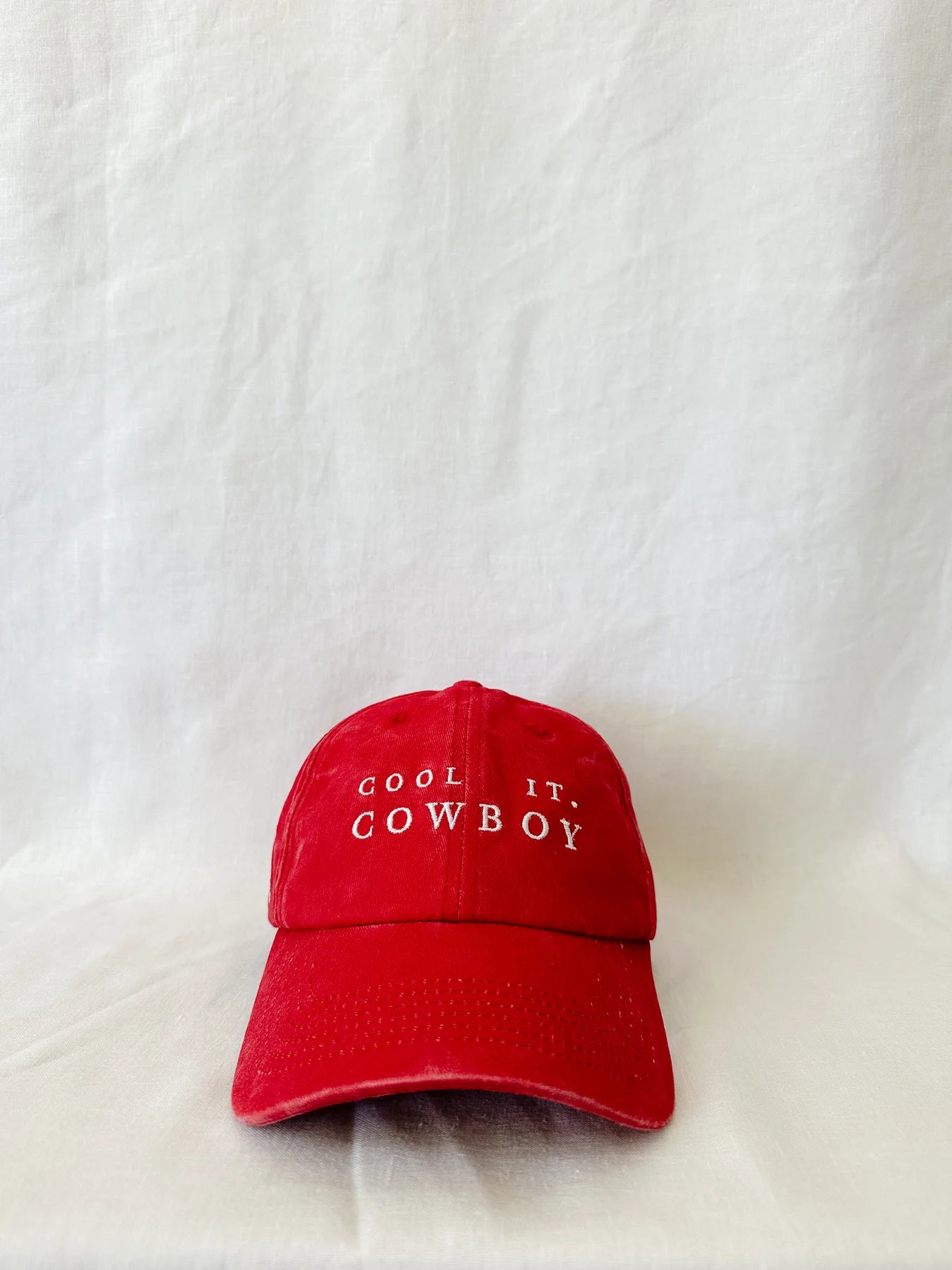 Cool it. Cowboy Cap