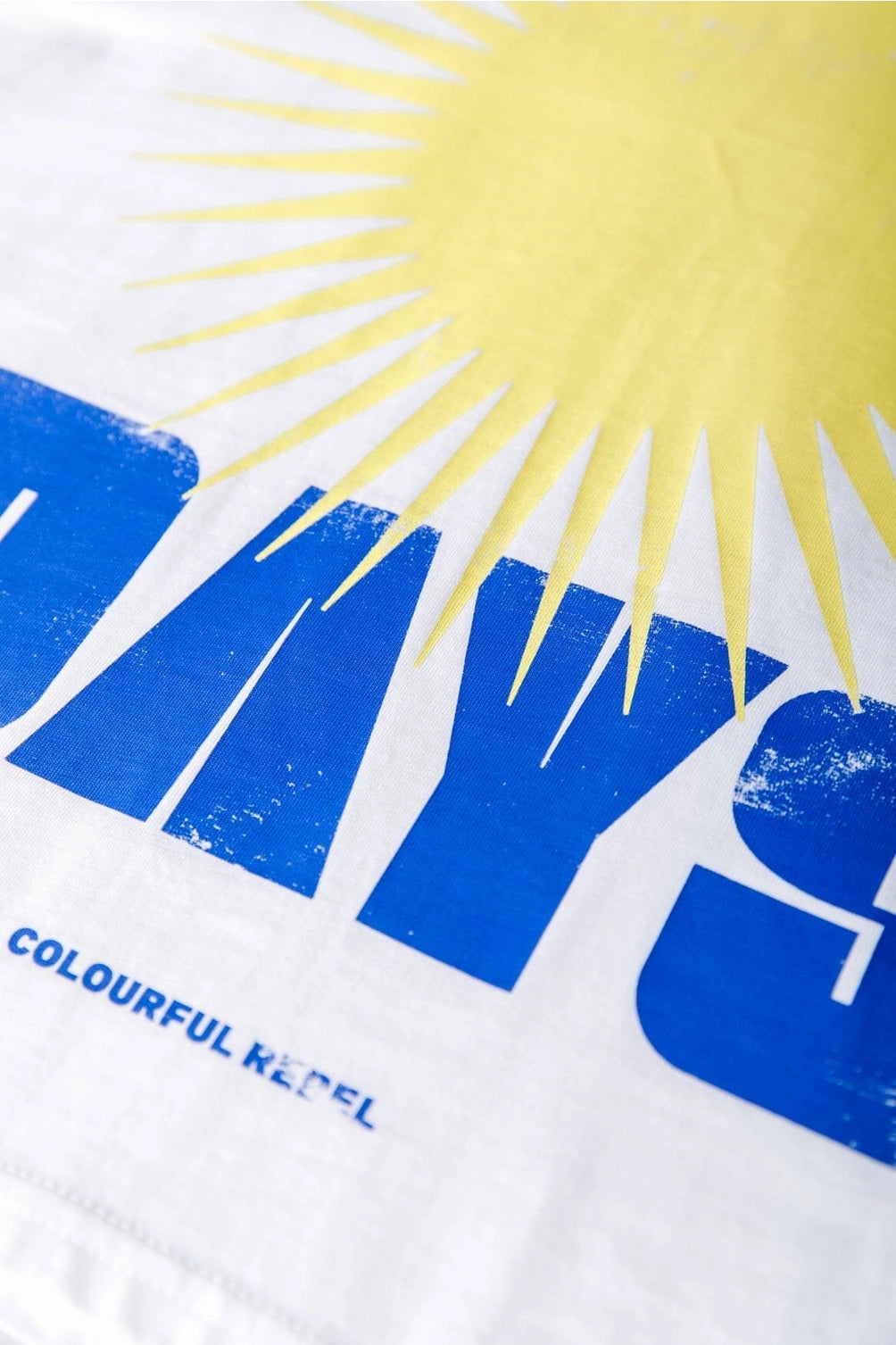 Sunny Days Ringer Boxy Tee