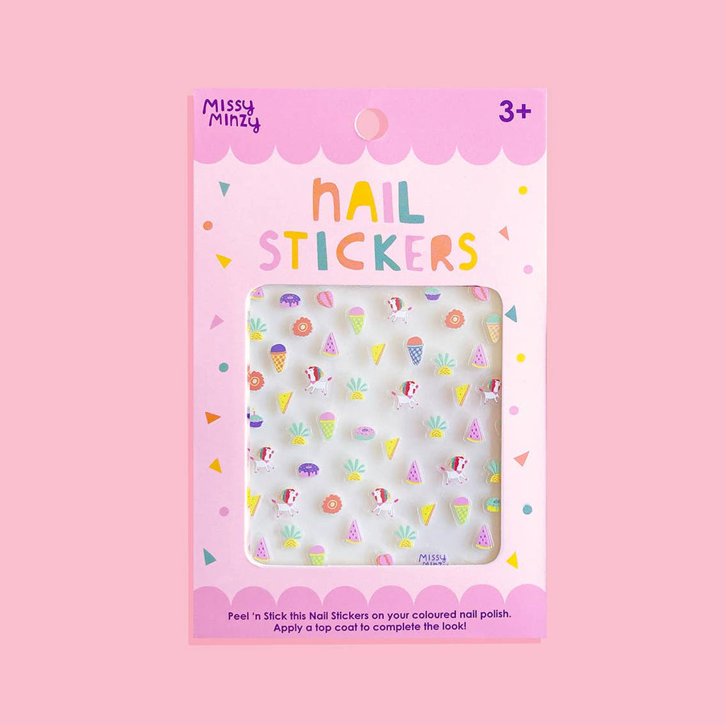 Birthday Party Nail Stickers, Wearable Art, Nail Decals