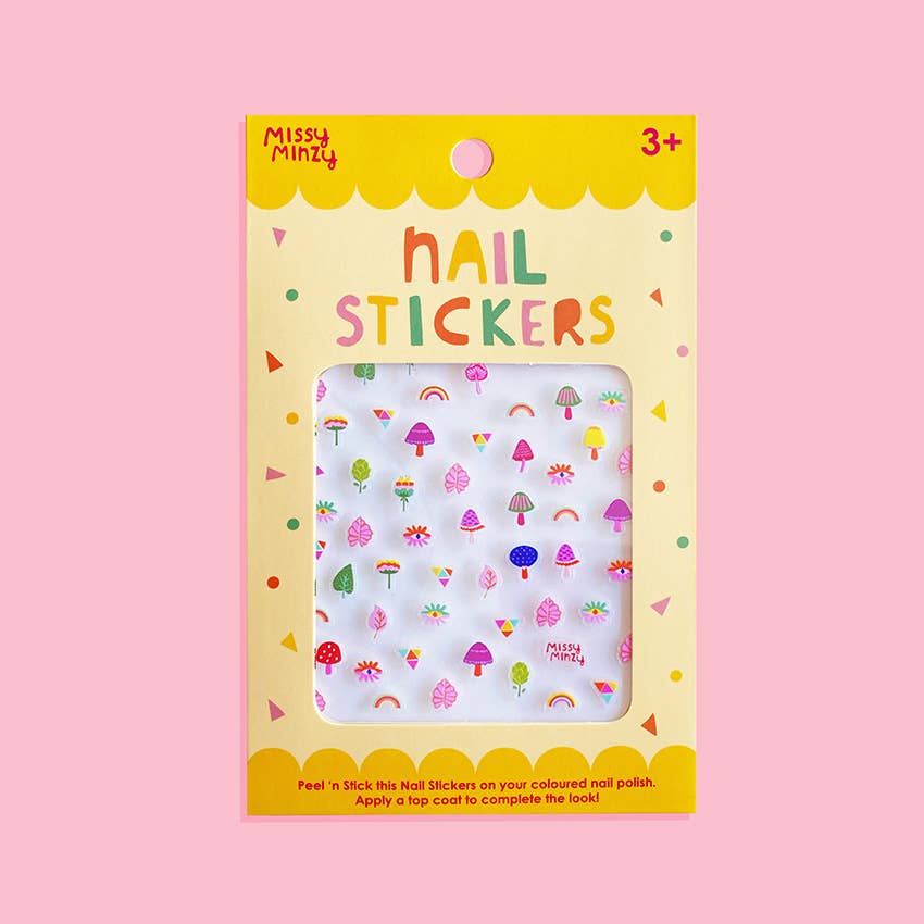 Wonderland Nail Stickers, Wearable Art, Nail Decals