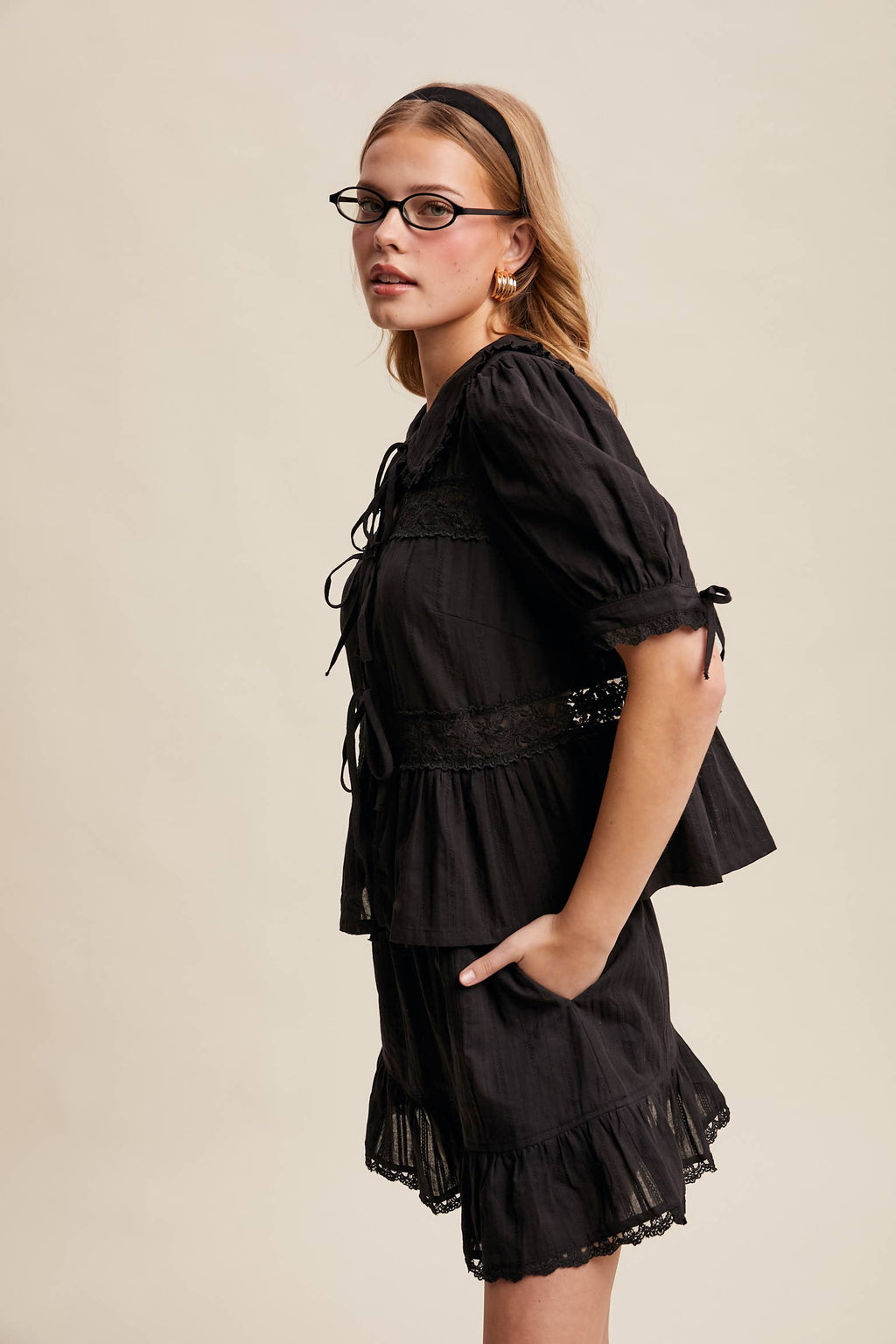 Tiered Mini Skirt