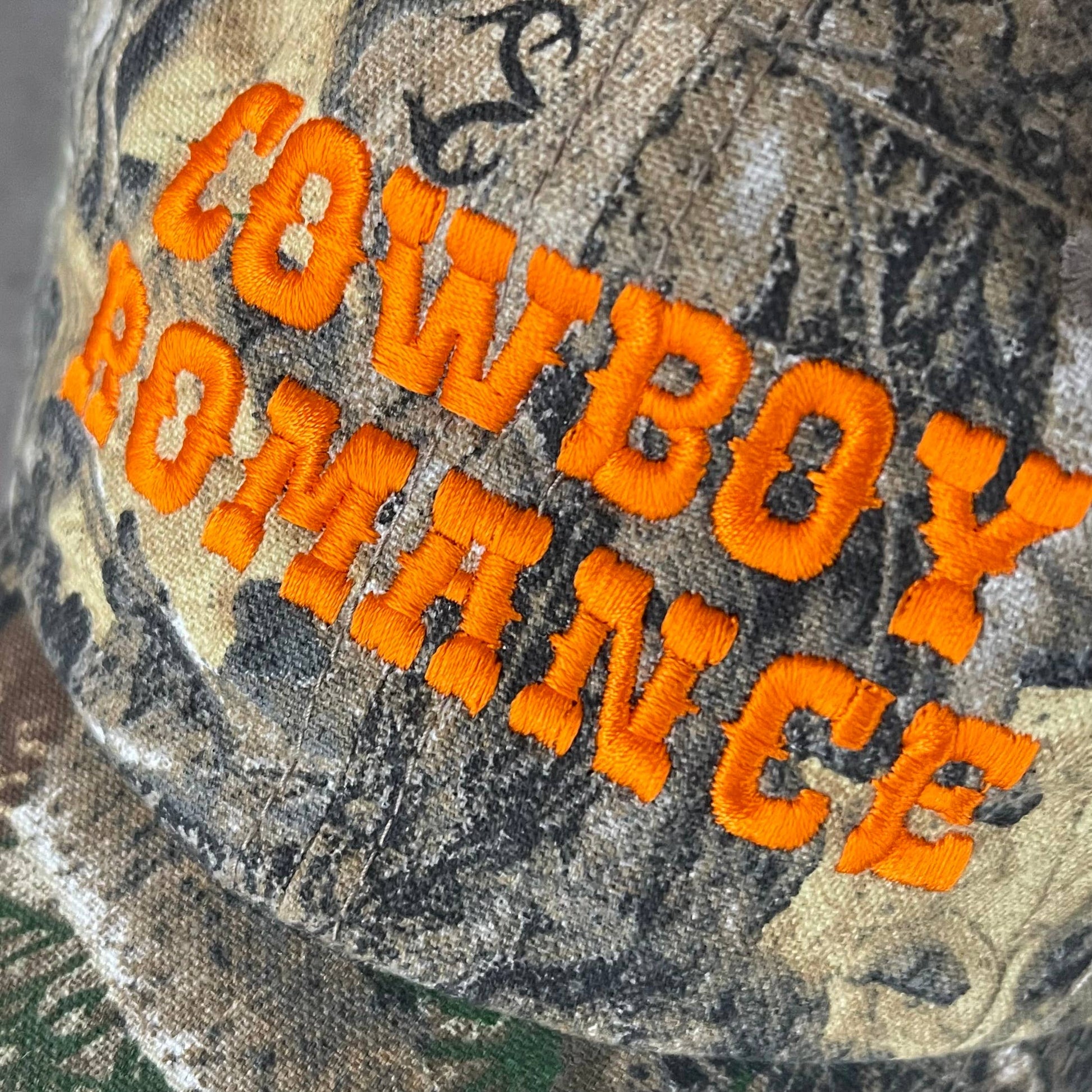 Cowboy Romance Camo Baseball Cap