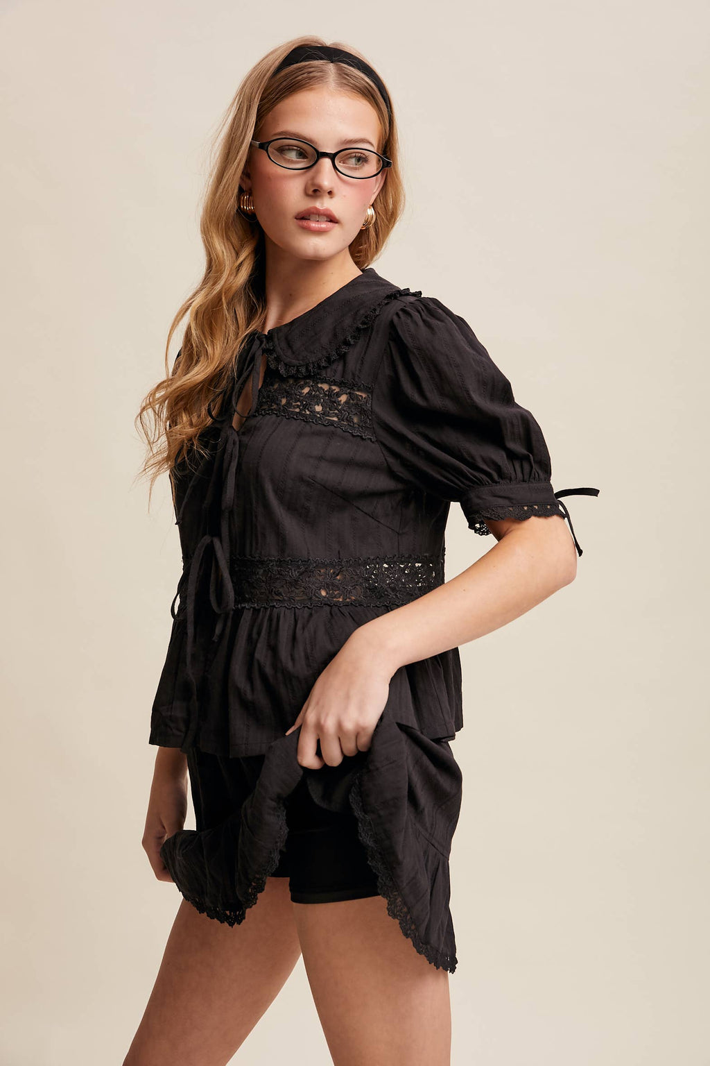 Tiered Mini Skirt