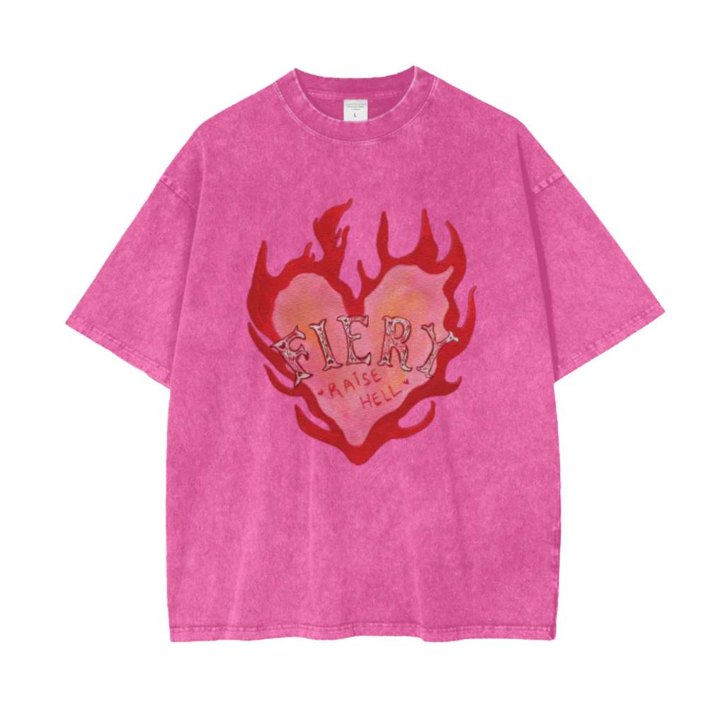 Fiery Tee Oversized