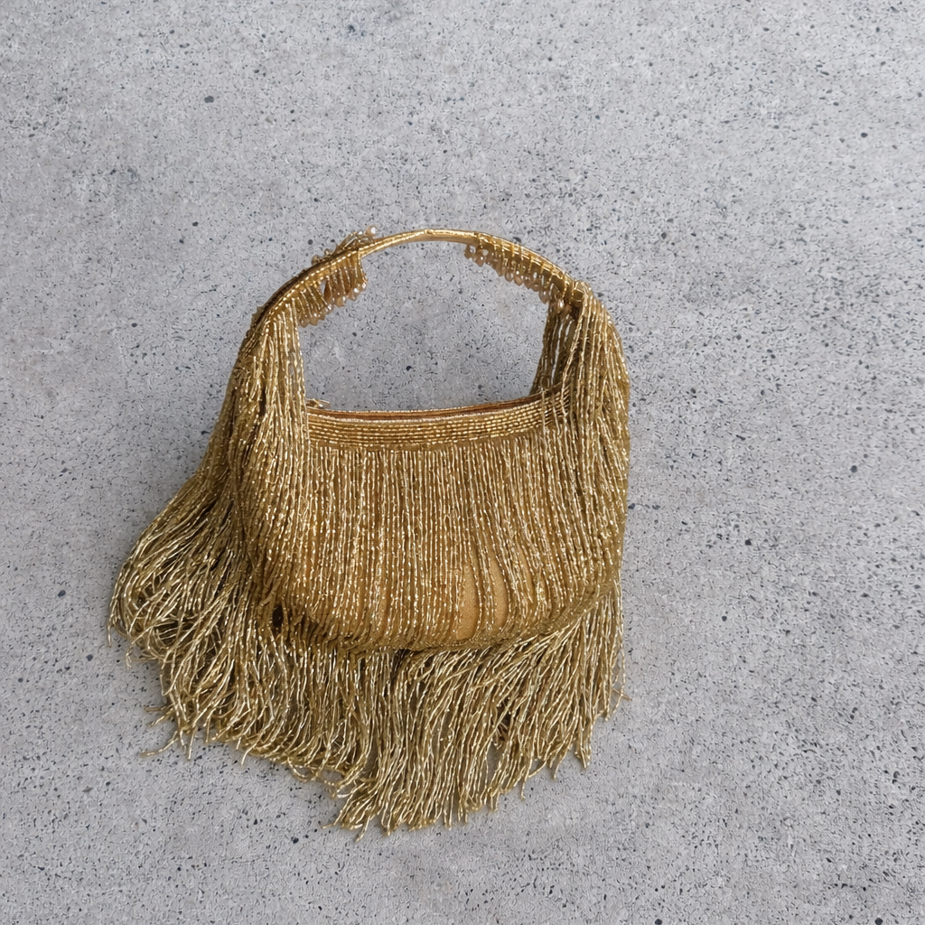 The Dolly Tassel Bag - Honey