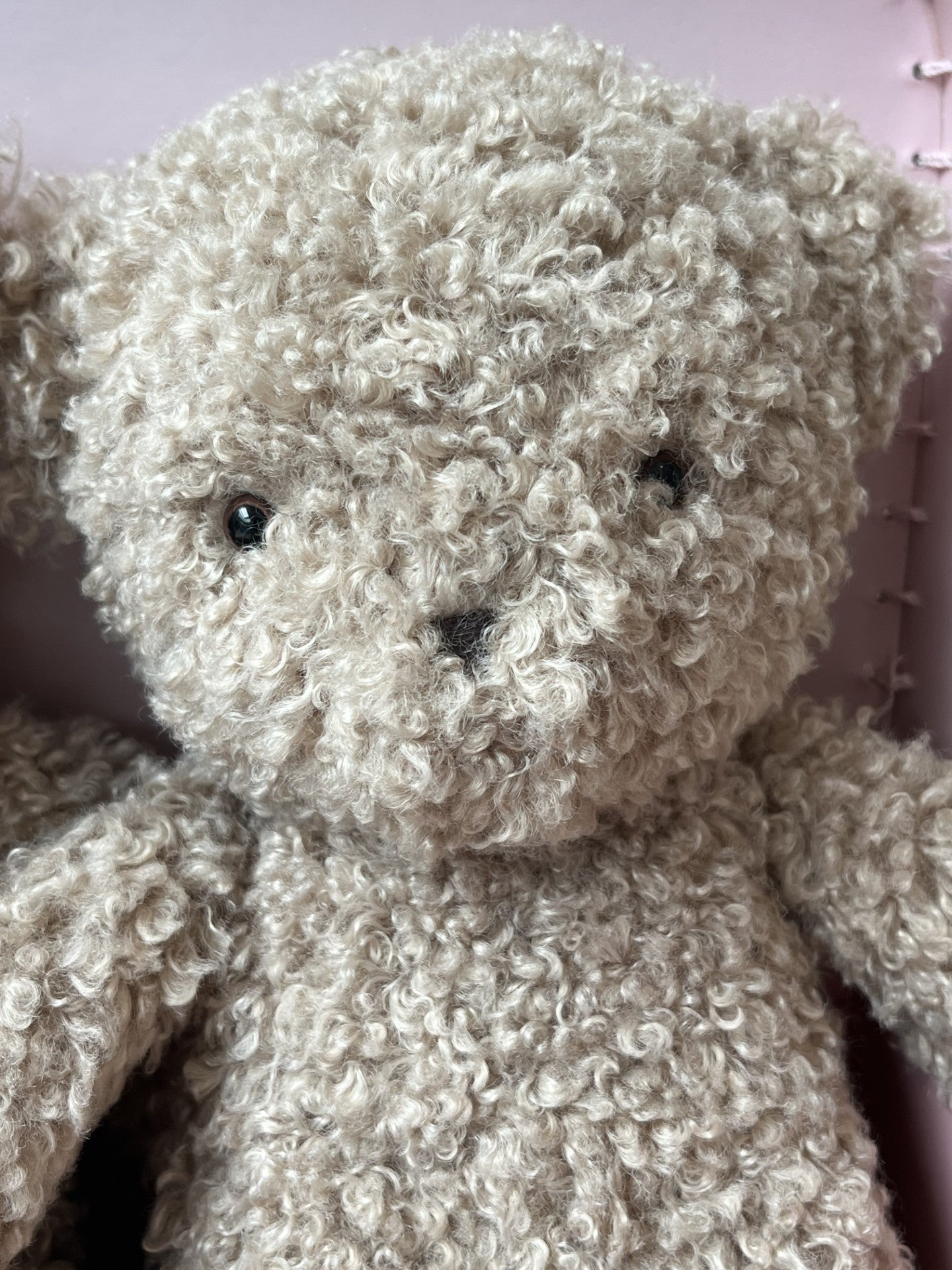 Charlie Sherpa Baby Bear 27cm Oatmeal