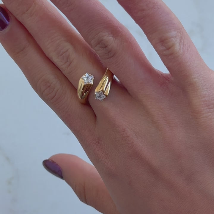 18K Starlight Ring