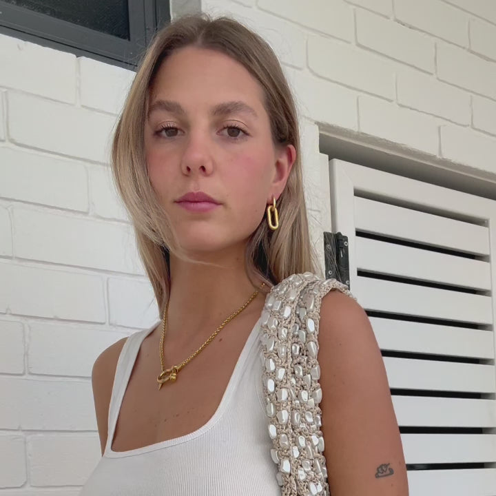 Sunlink 18k Gold Plated Hoops (free gift with purchase)