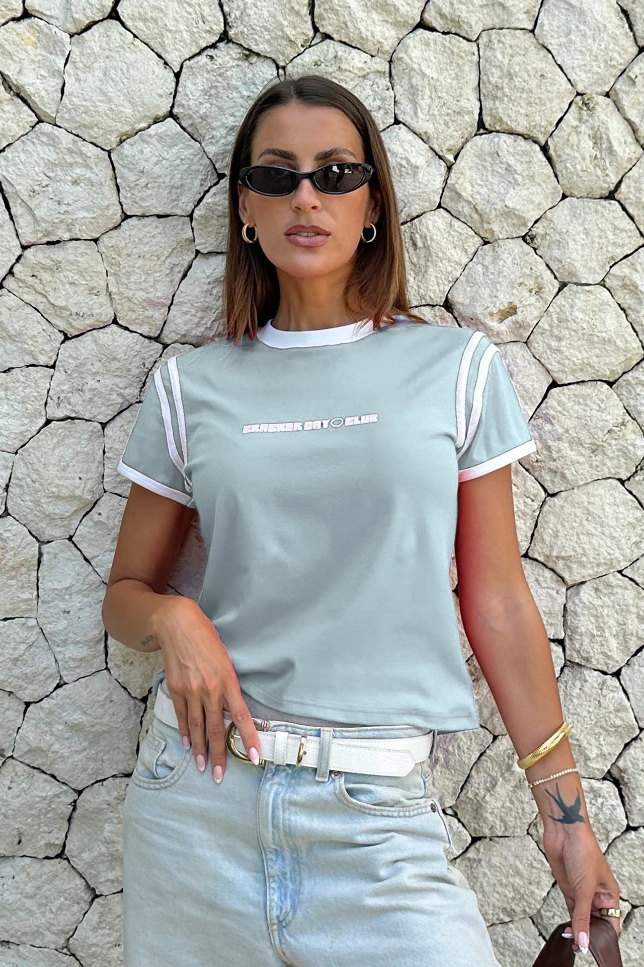 Racer Baby Tee Shirt