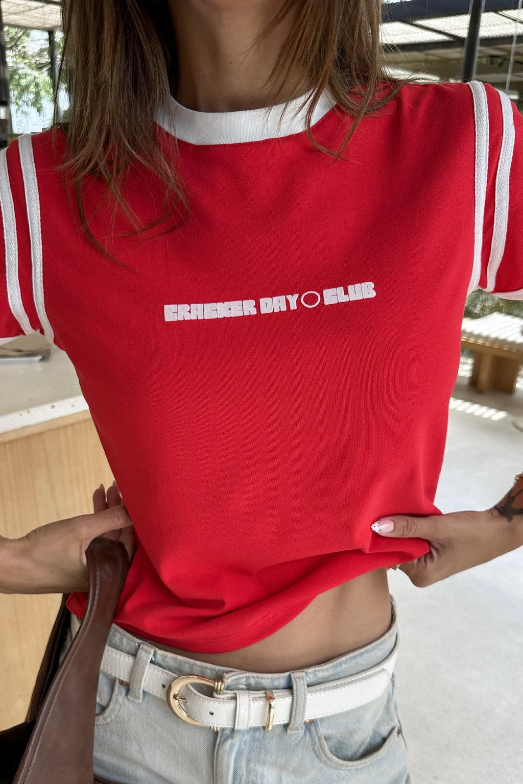 Racer Baby Tee Shirt