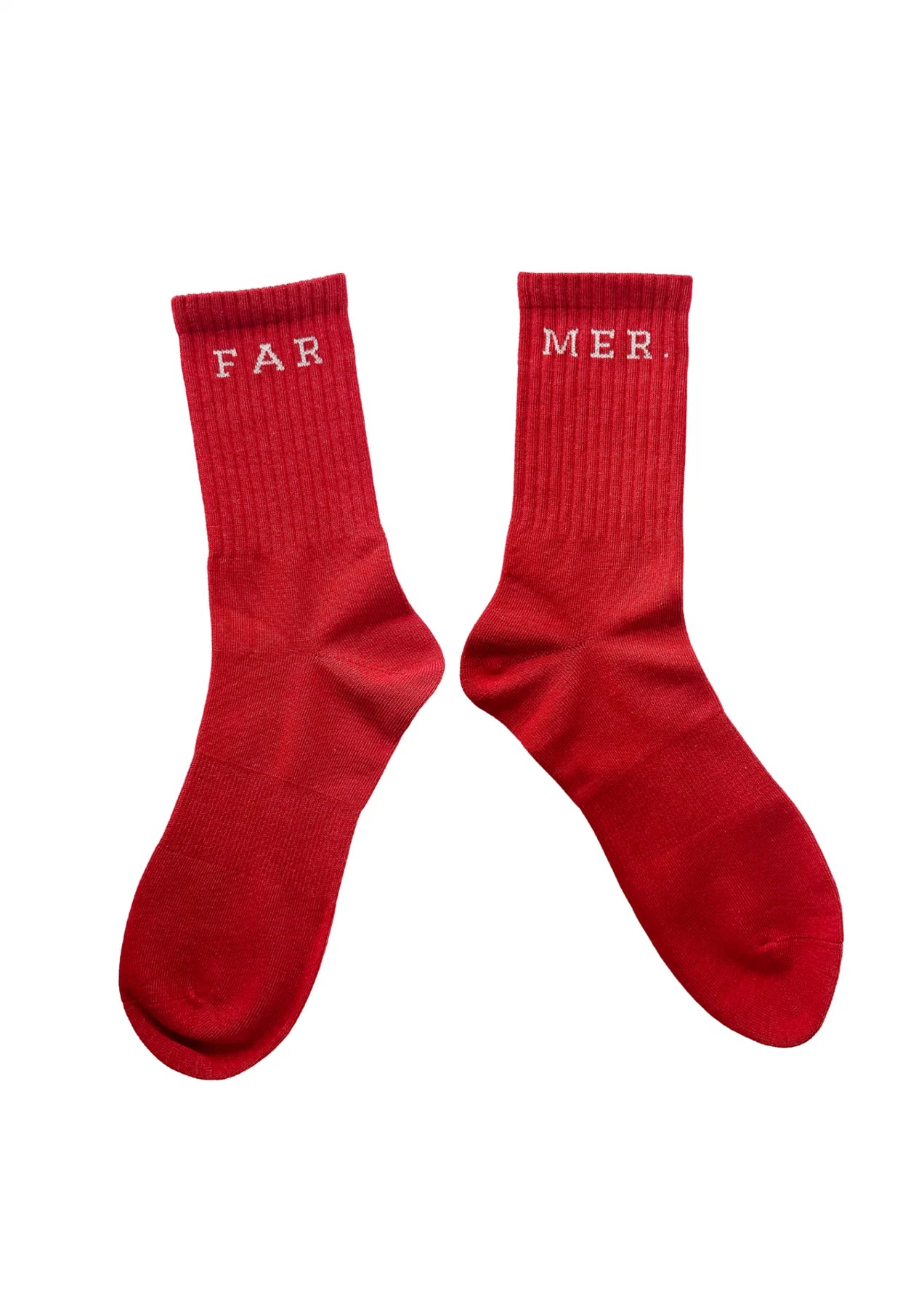 FAR MER Red Boot Socks