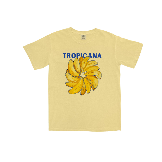 Club Tropicana -Banana Tee Long Style