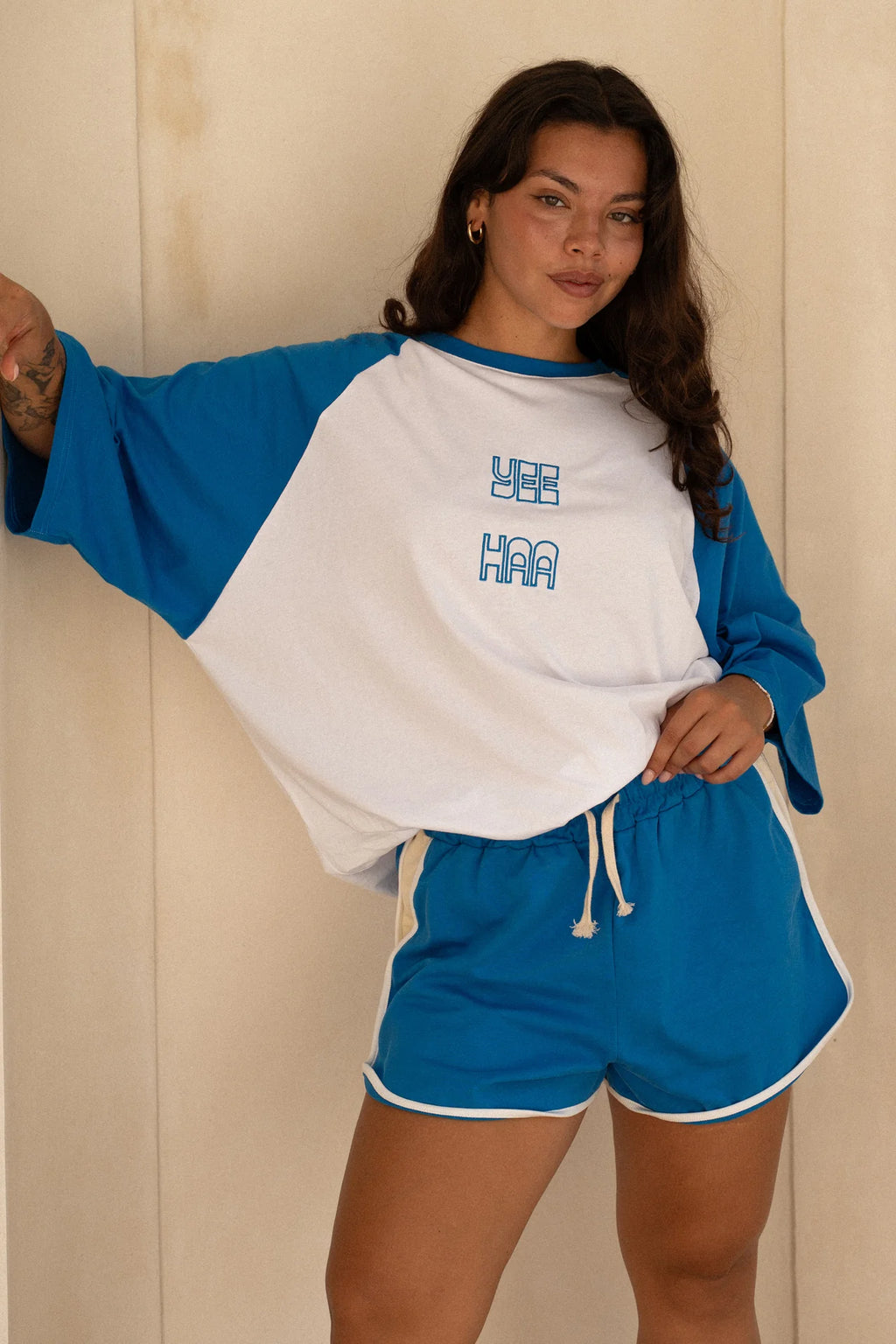 Yee Haa Raglan Tee Shirt